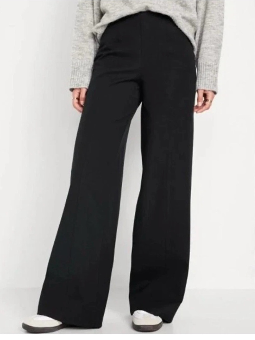 Old Navy Black Wide-Leg Trousers